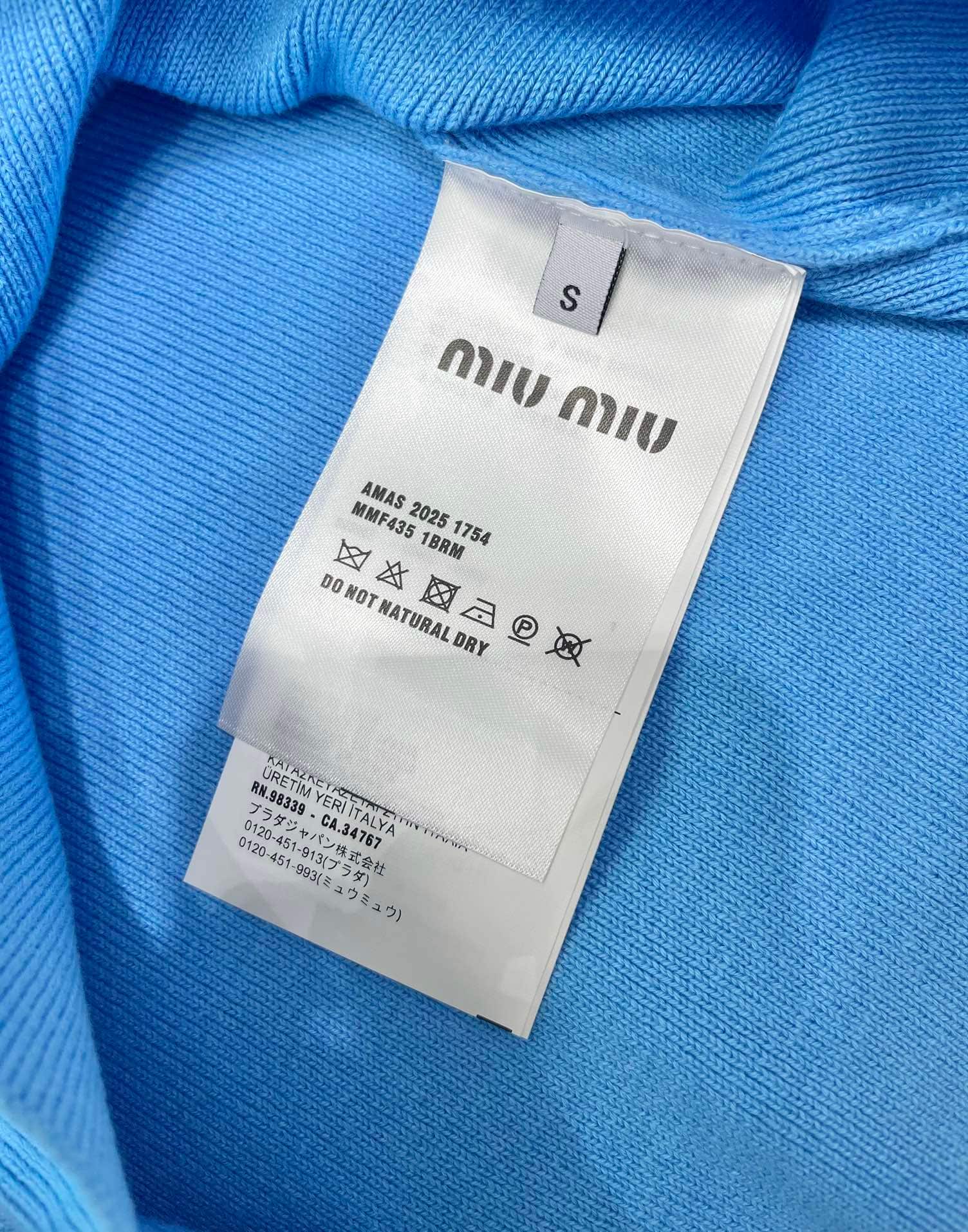 Miu Miu: Veste, imprimé, denim