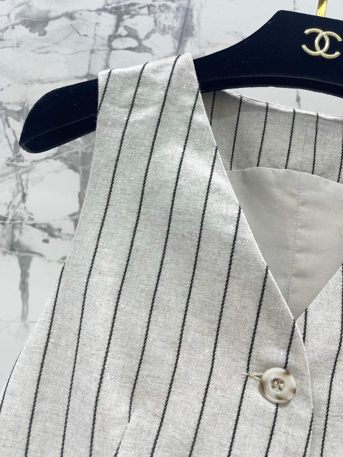 Chanel: Costume / ensemble, coton