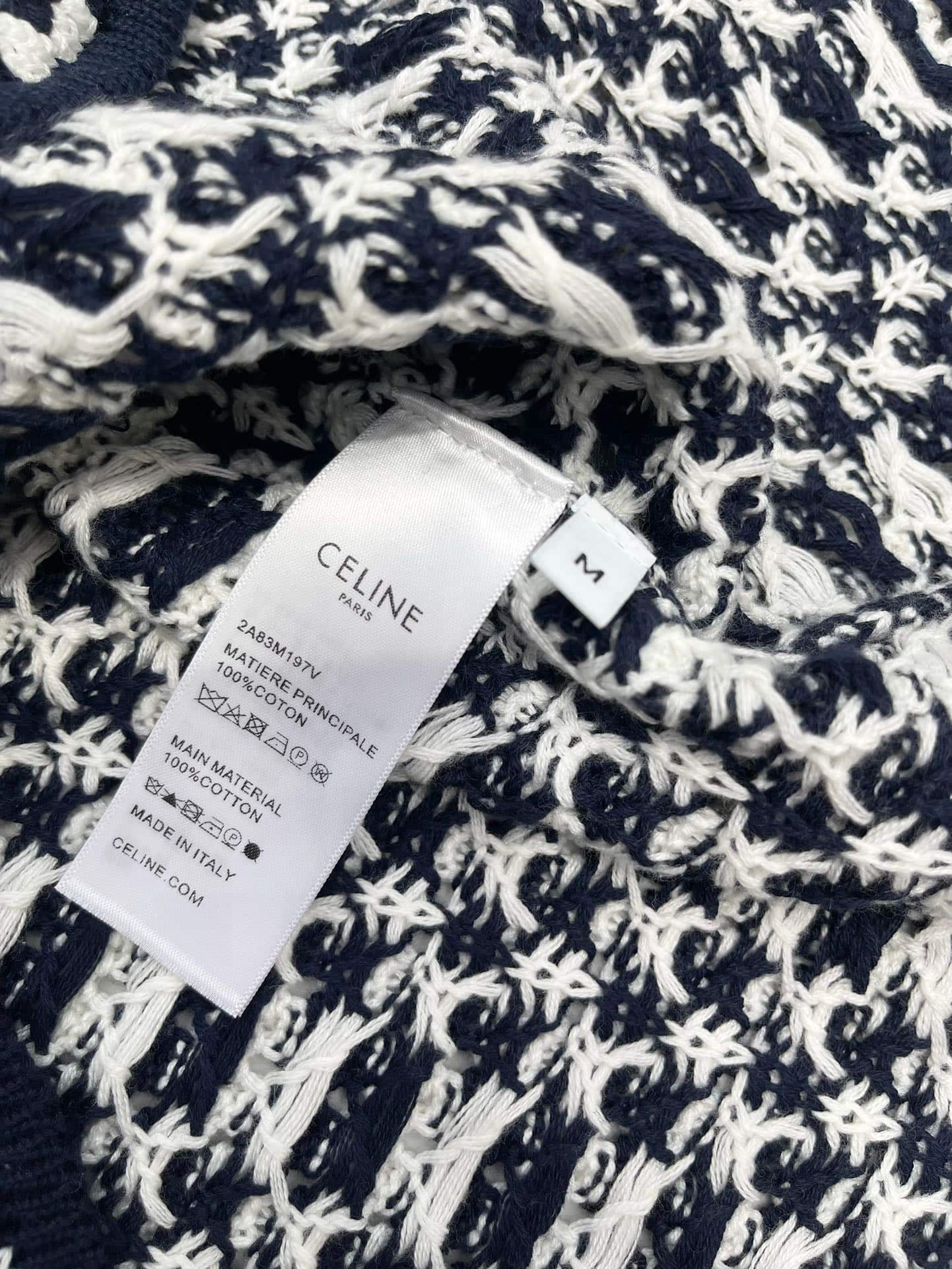 Celine: 无袖上衣, 刺绣, 印花, 棉质