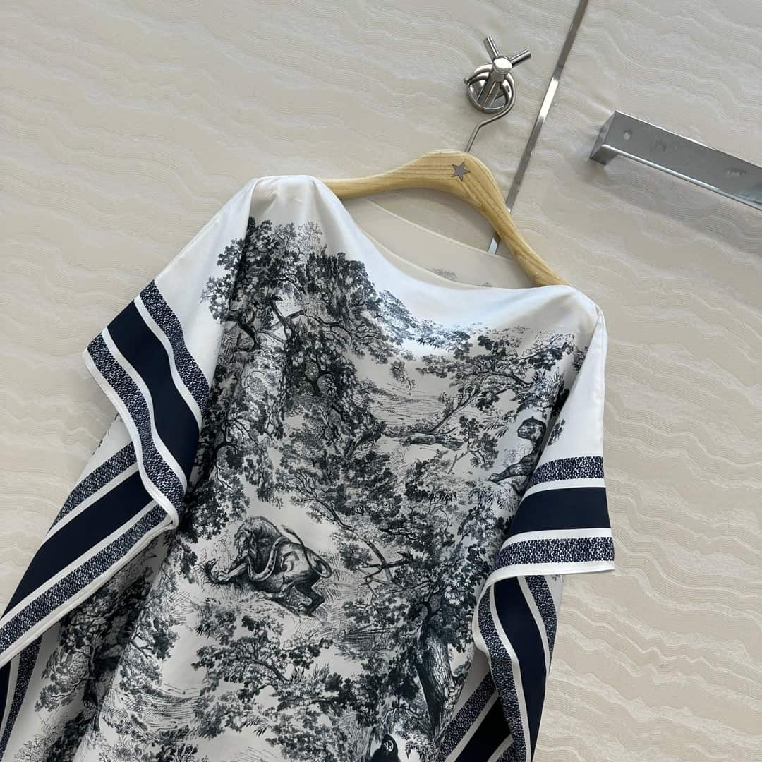 Dior: платье, принт