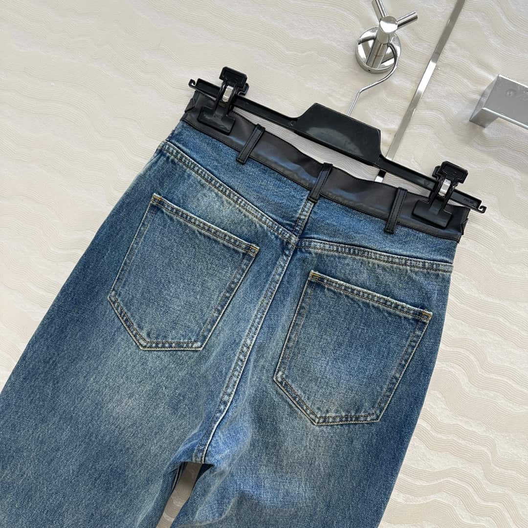 Celine: юбка, металлическая фурнитура, деним