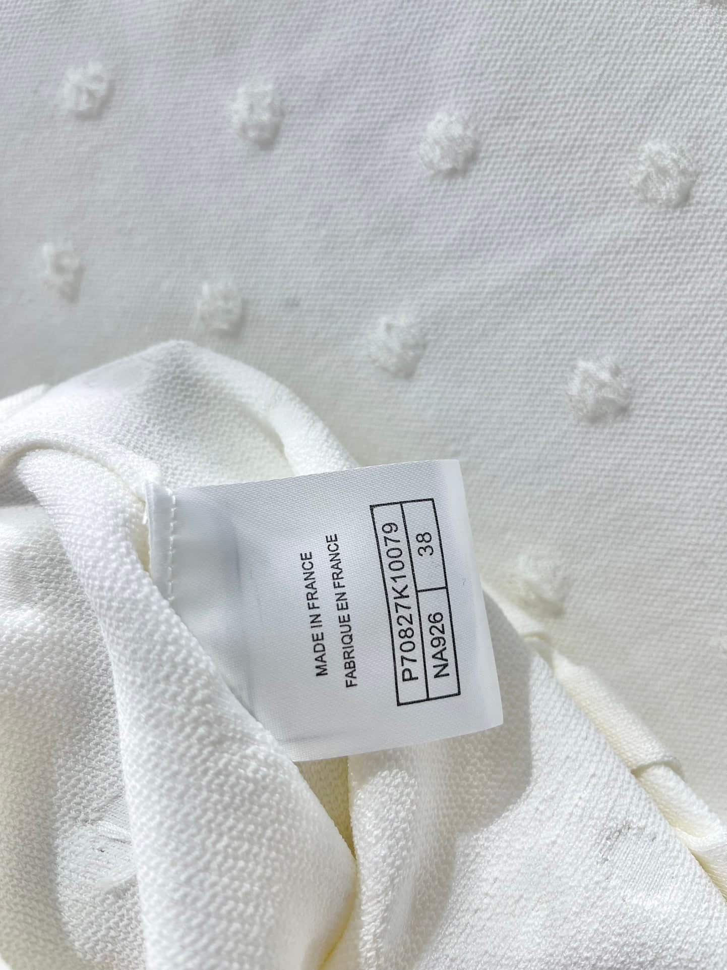Chanel: 夹克, 黑色, 白色, 印花, 珍珠装饰