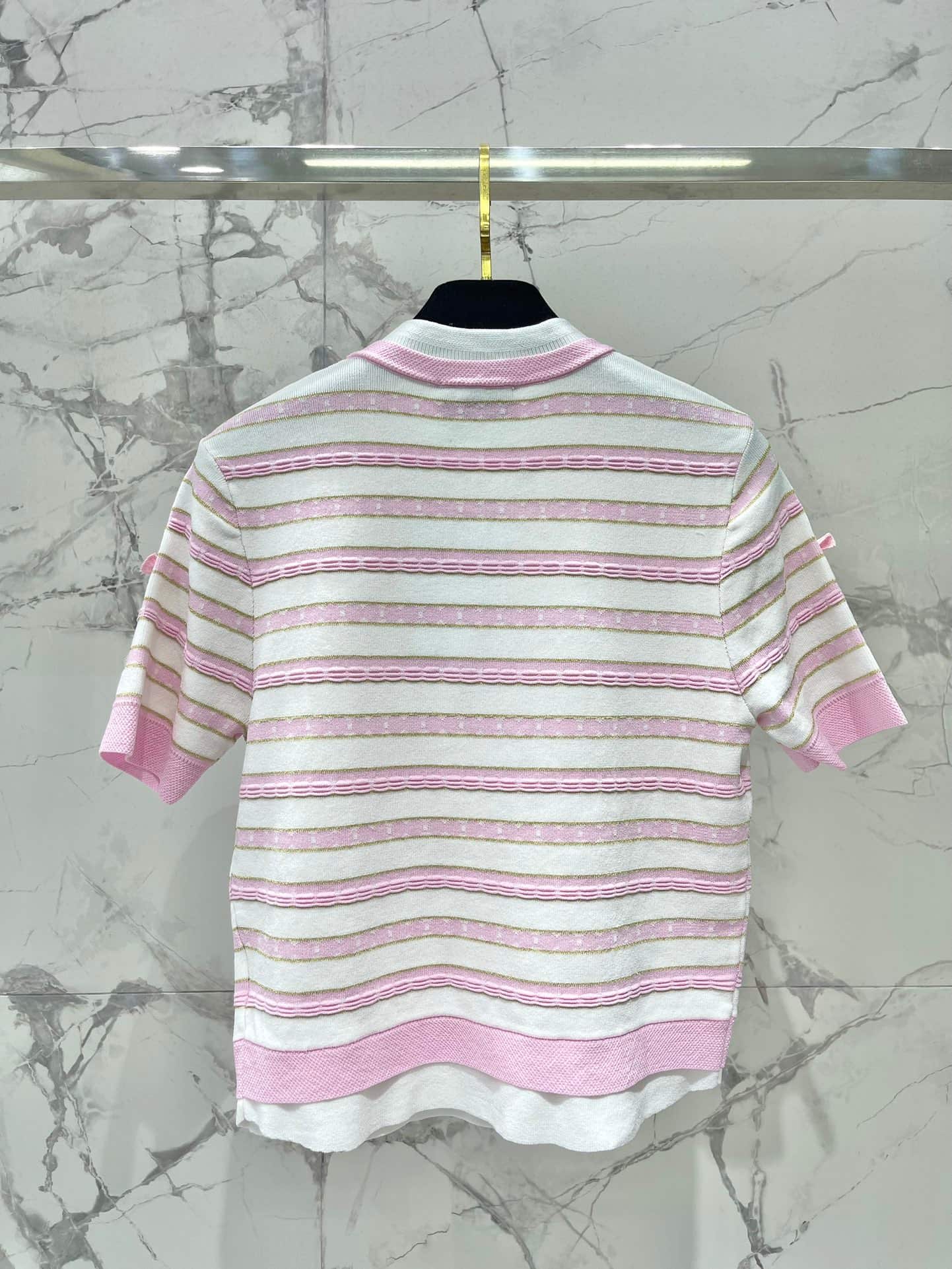 Chanel: куртка, полоска, контрастные вставки, деним