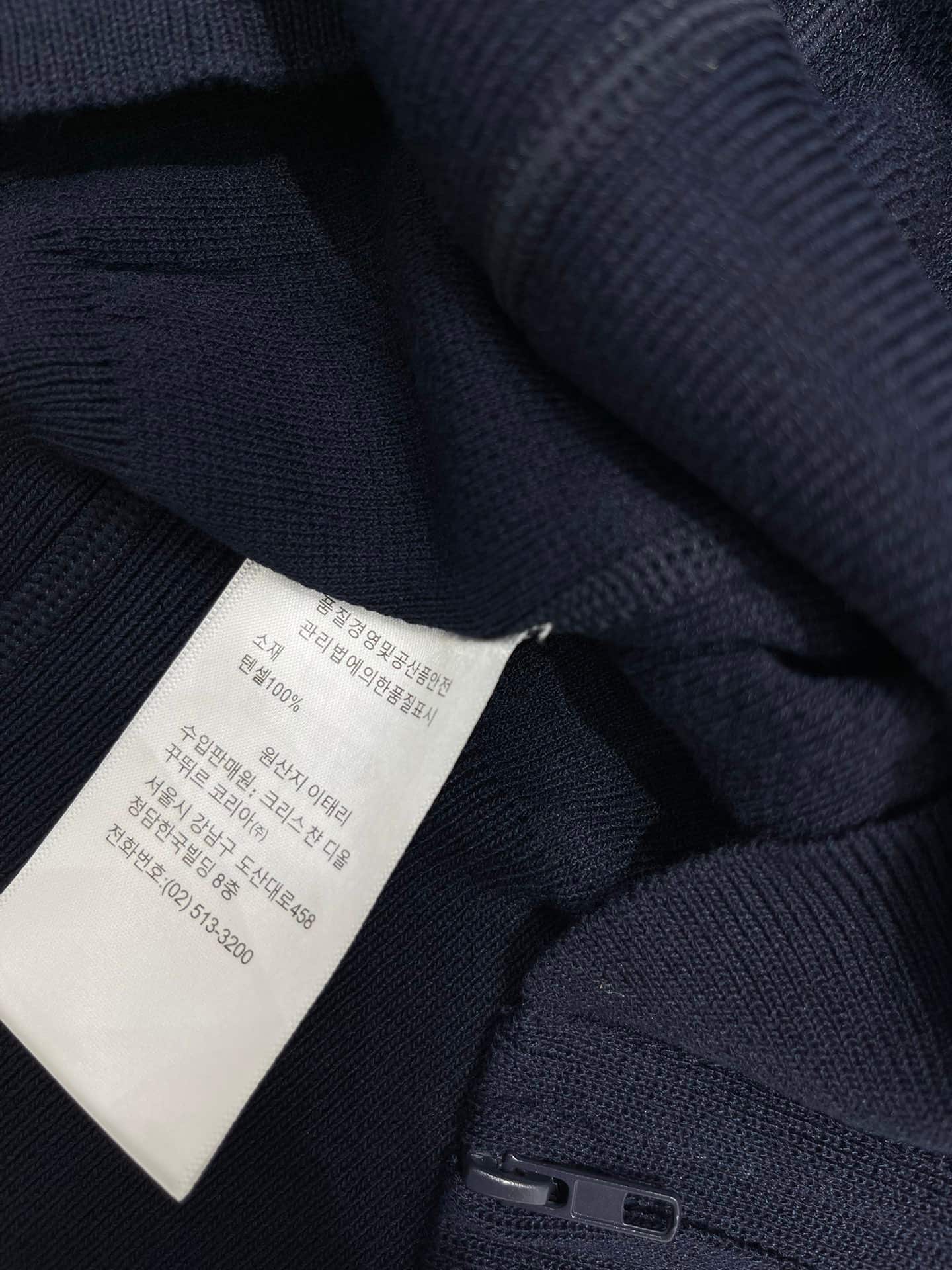 Dior: свитшот, клетка, молния, капюшон