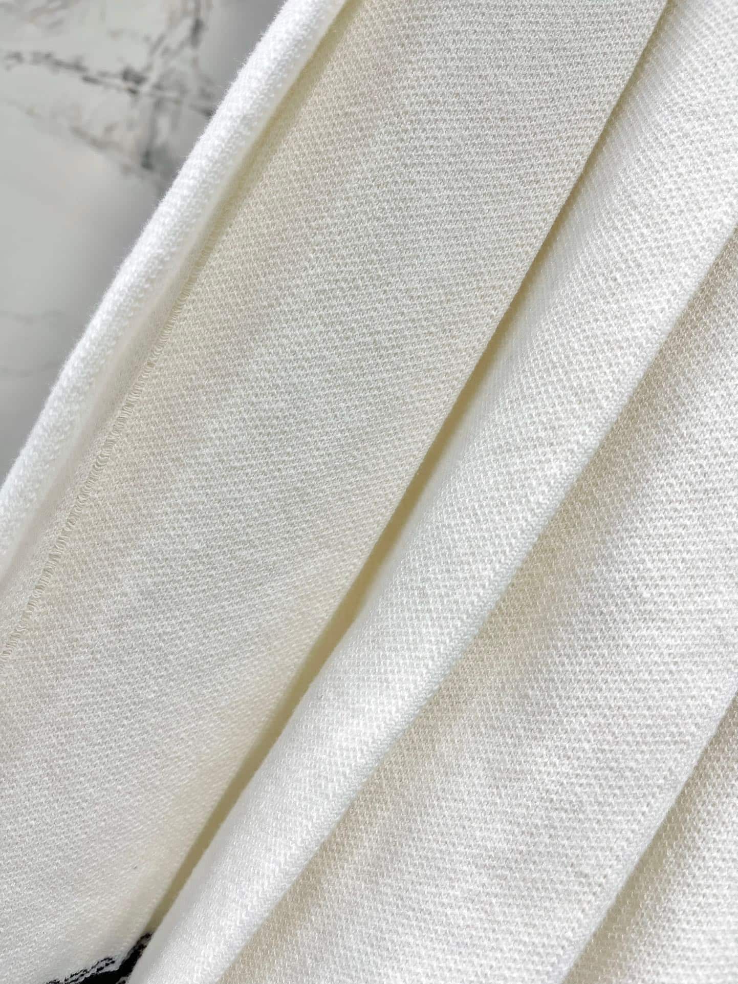 Gucci: Shirt, white, intarsia, cotton