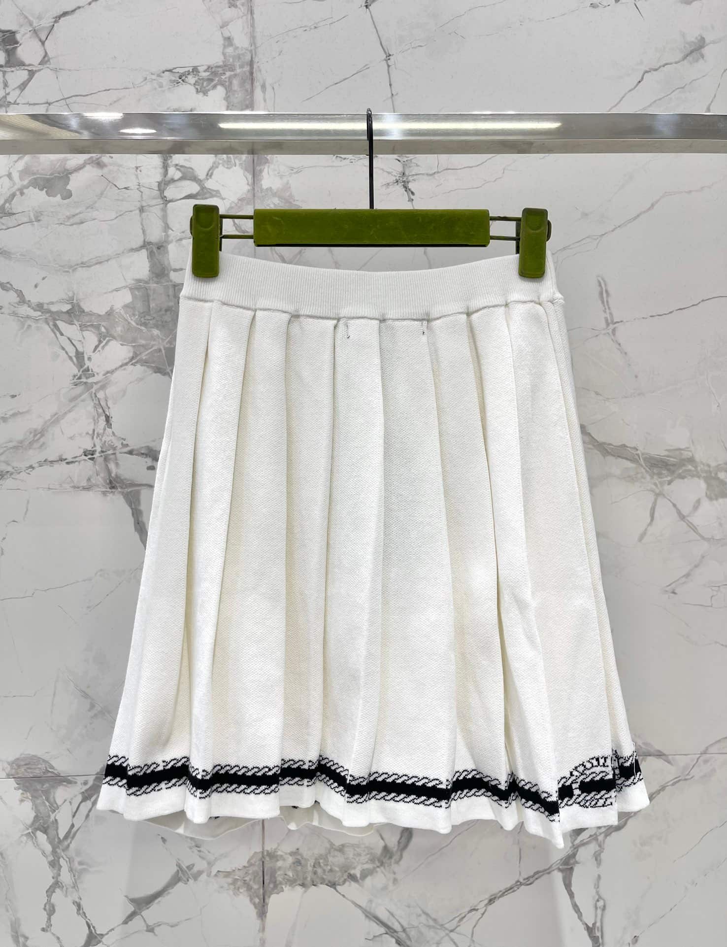Gucci: Shirt, white, intarsia, cotton