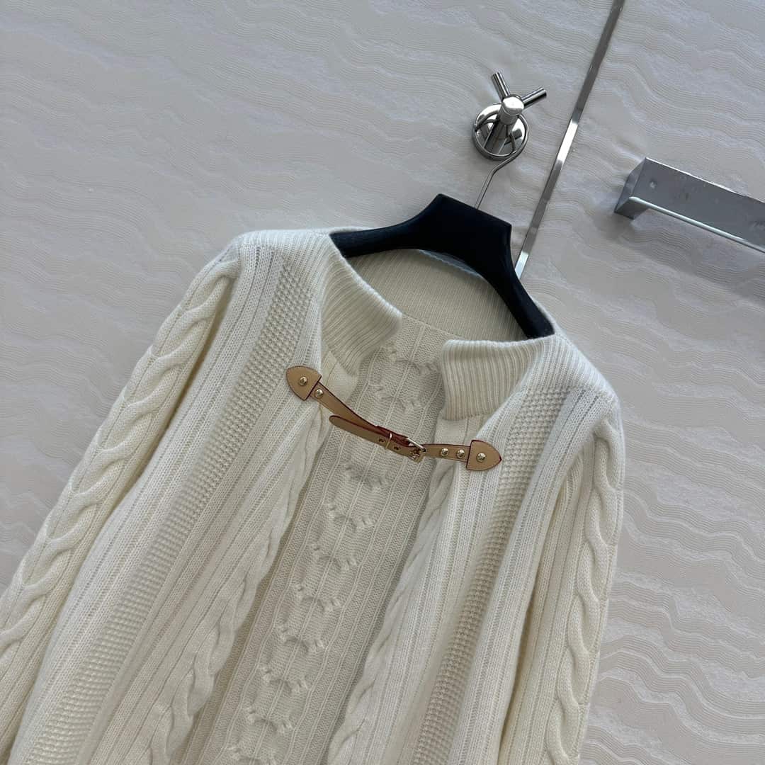 Louis Vuitton: Jacket, monogram, contrast panels, ribbed knit, cashmere