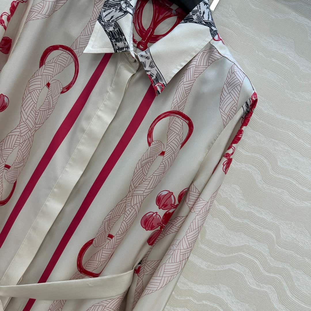 Hermes: Chemise, imprimé