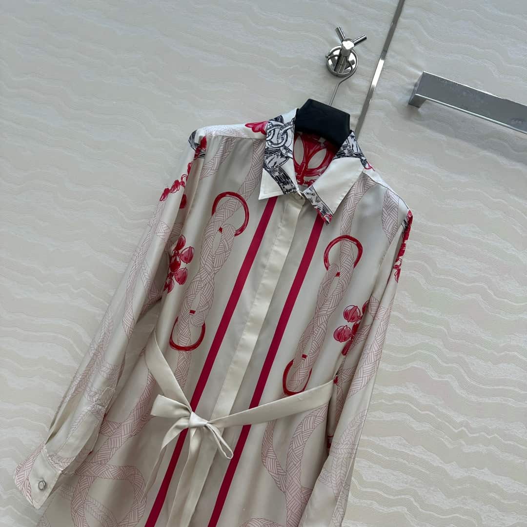 Hermes: Chemise, imprimé