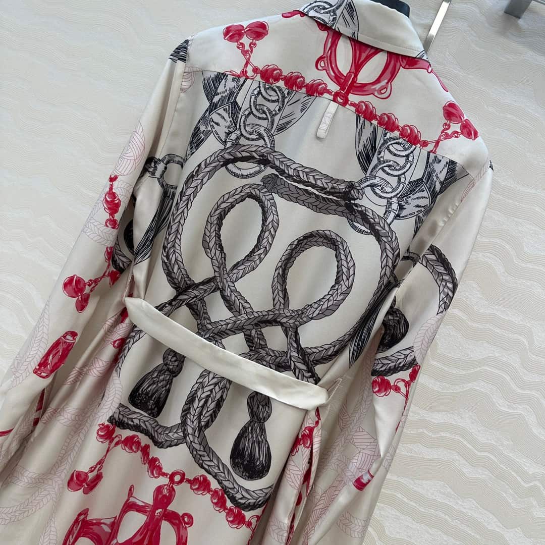 Hermes: Chemise, imprimé