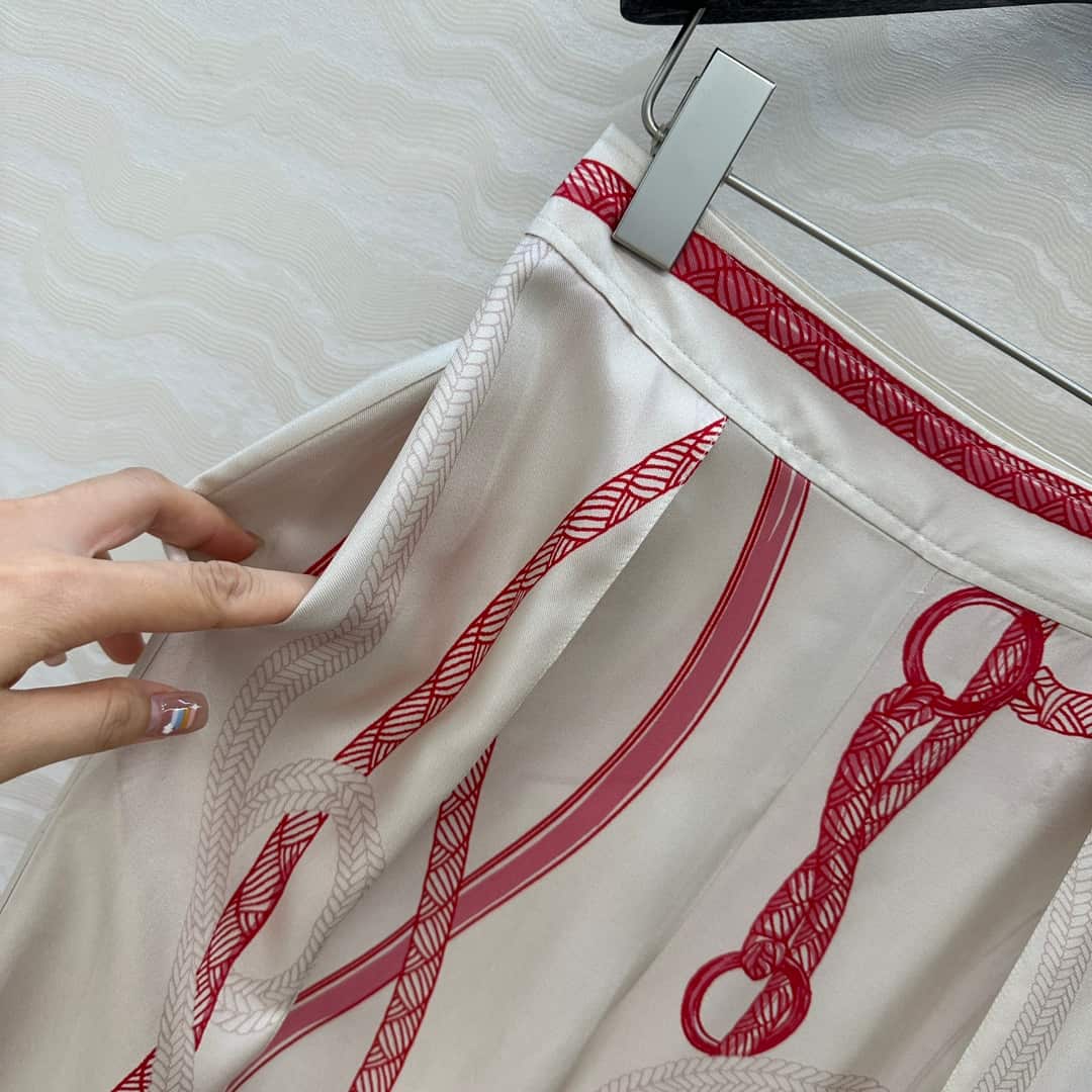 Hermes: Skirt, print