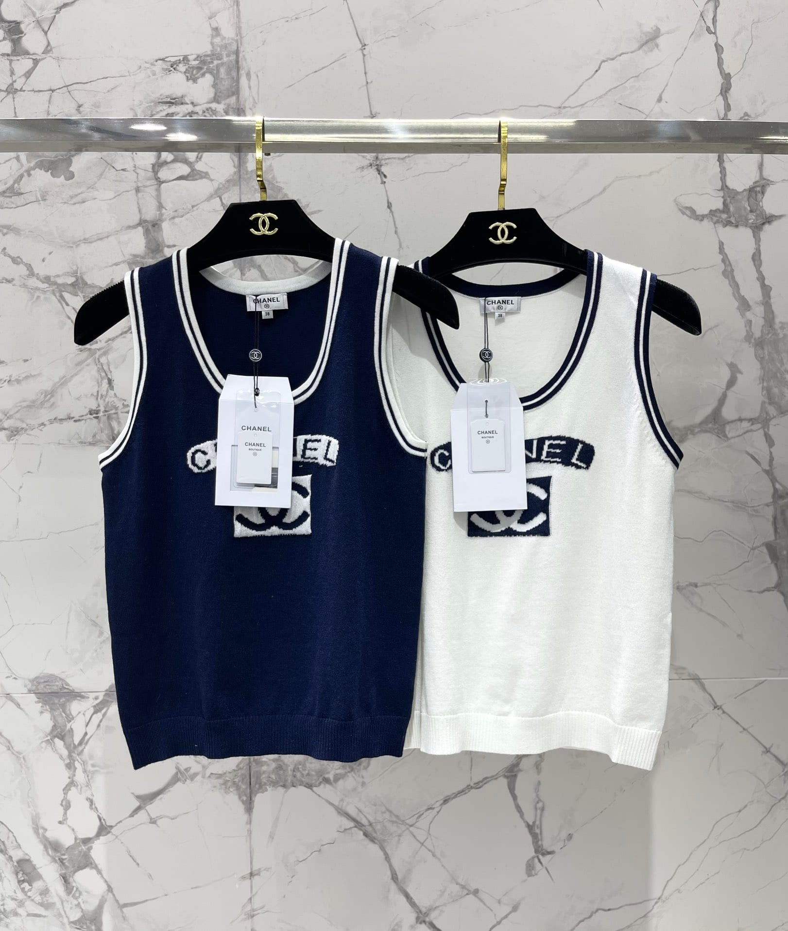 Chanel: 夹克, 印花, 撞色拼接, 牛仔布