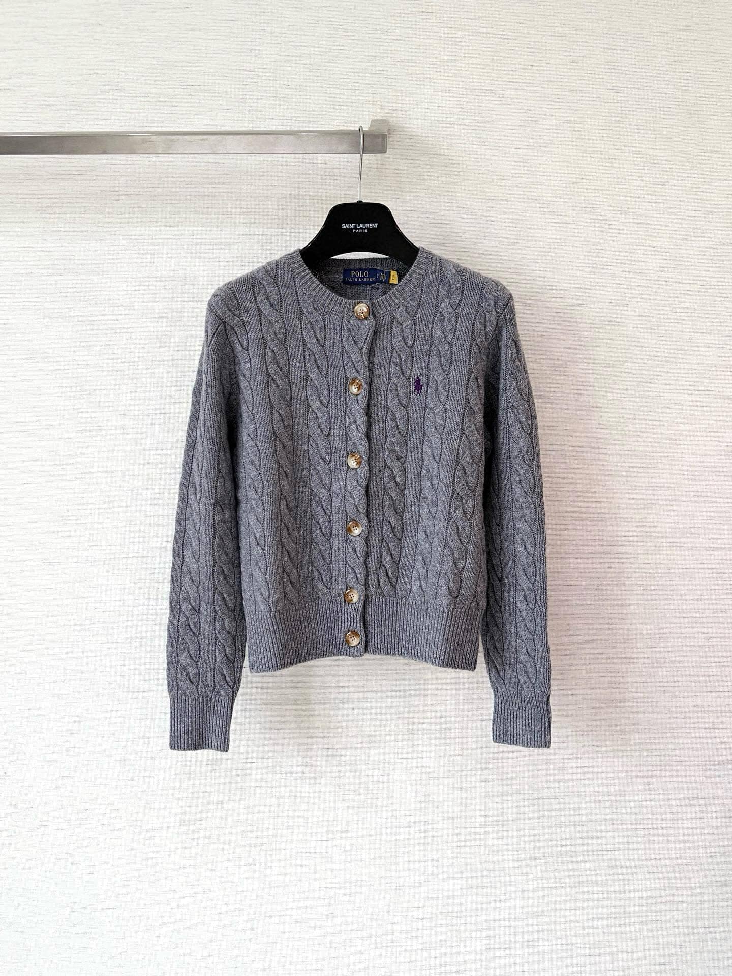 Ralph Lauren: Cardigan, cashmere, wool, cotton