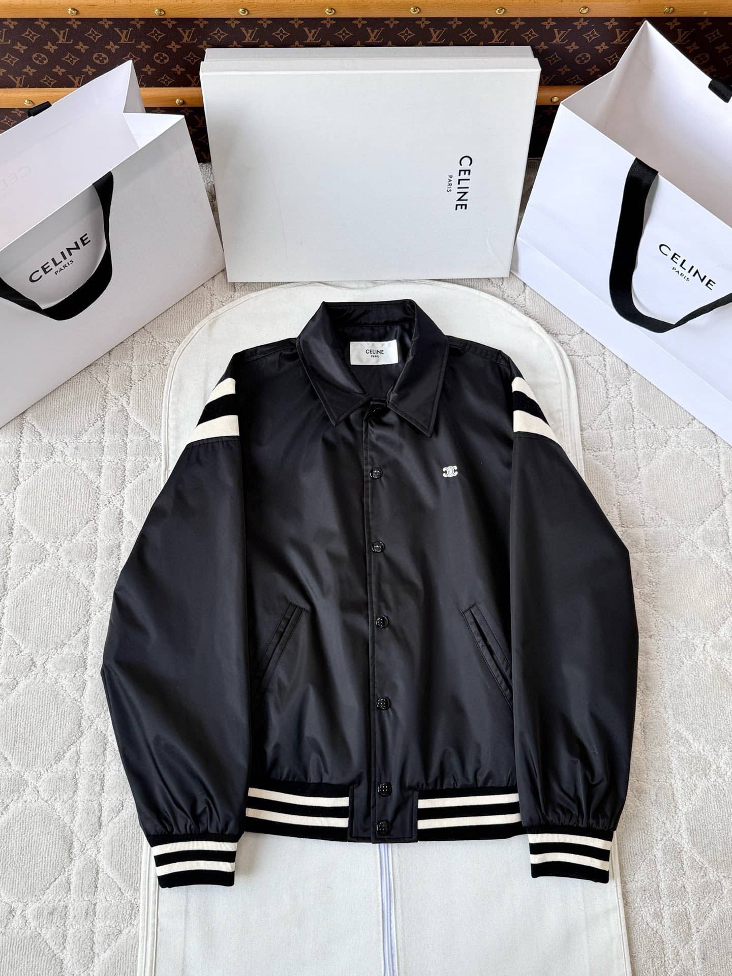 Celine: Jacket, embroidery