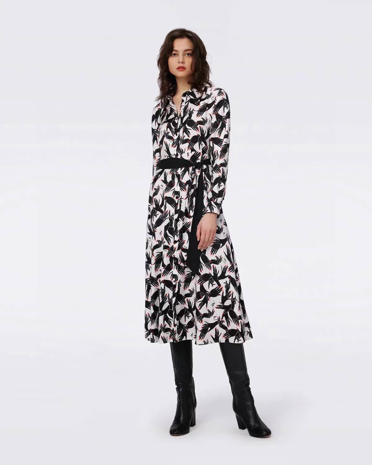 Dior: Dress, print, jacquard