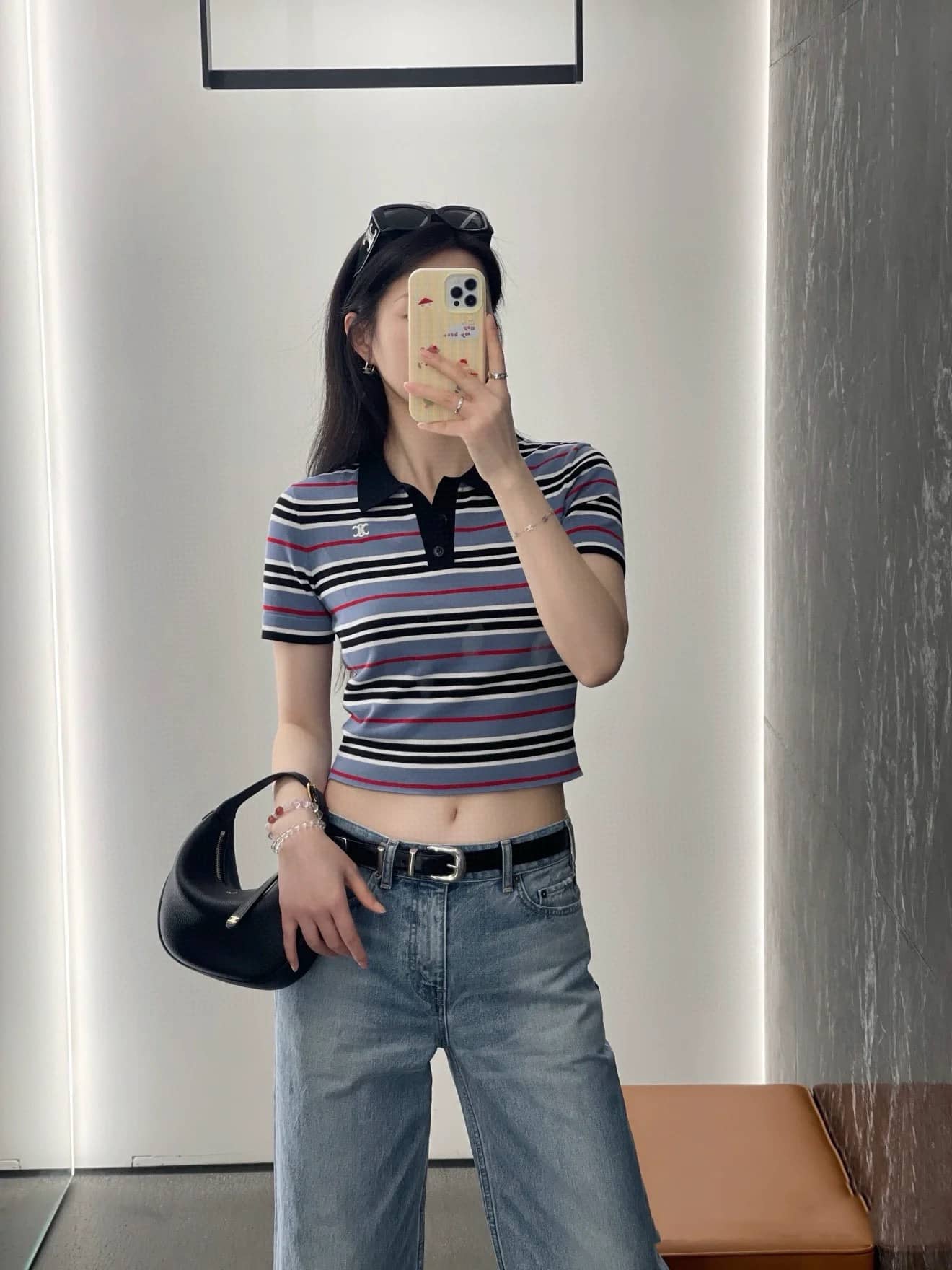 Celine: Jacket, stripes