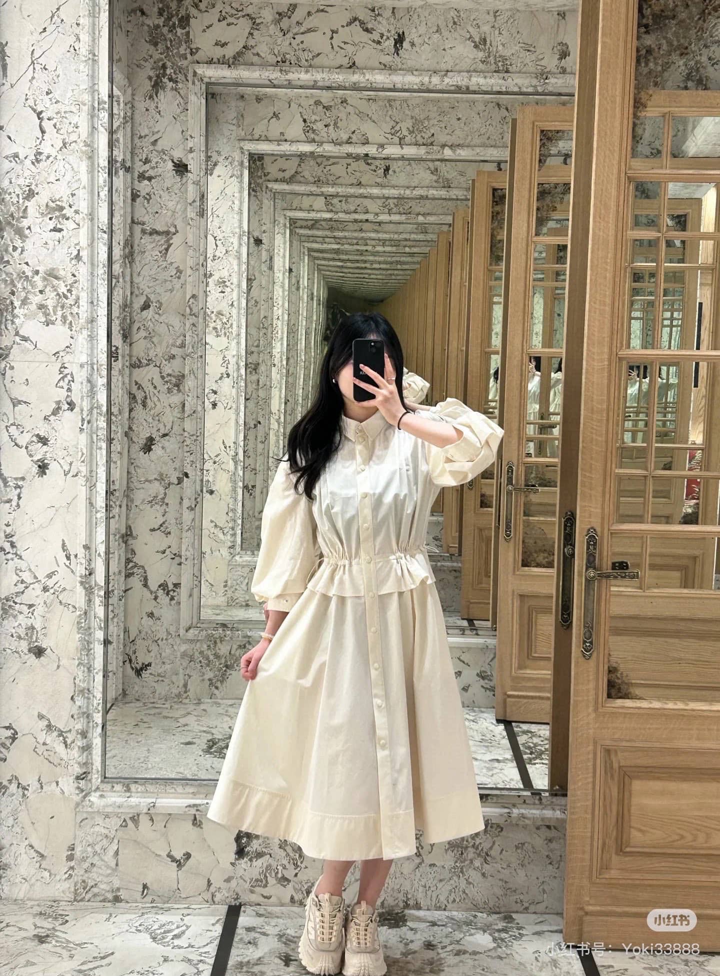 Moncler: Dress, drawstring, spring/summer 2025