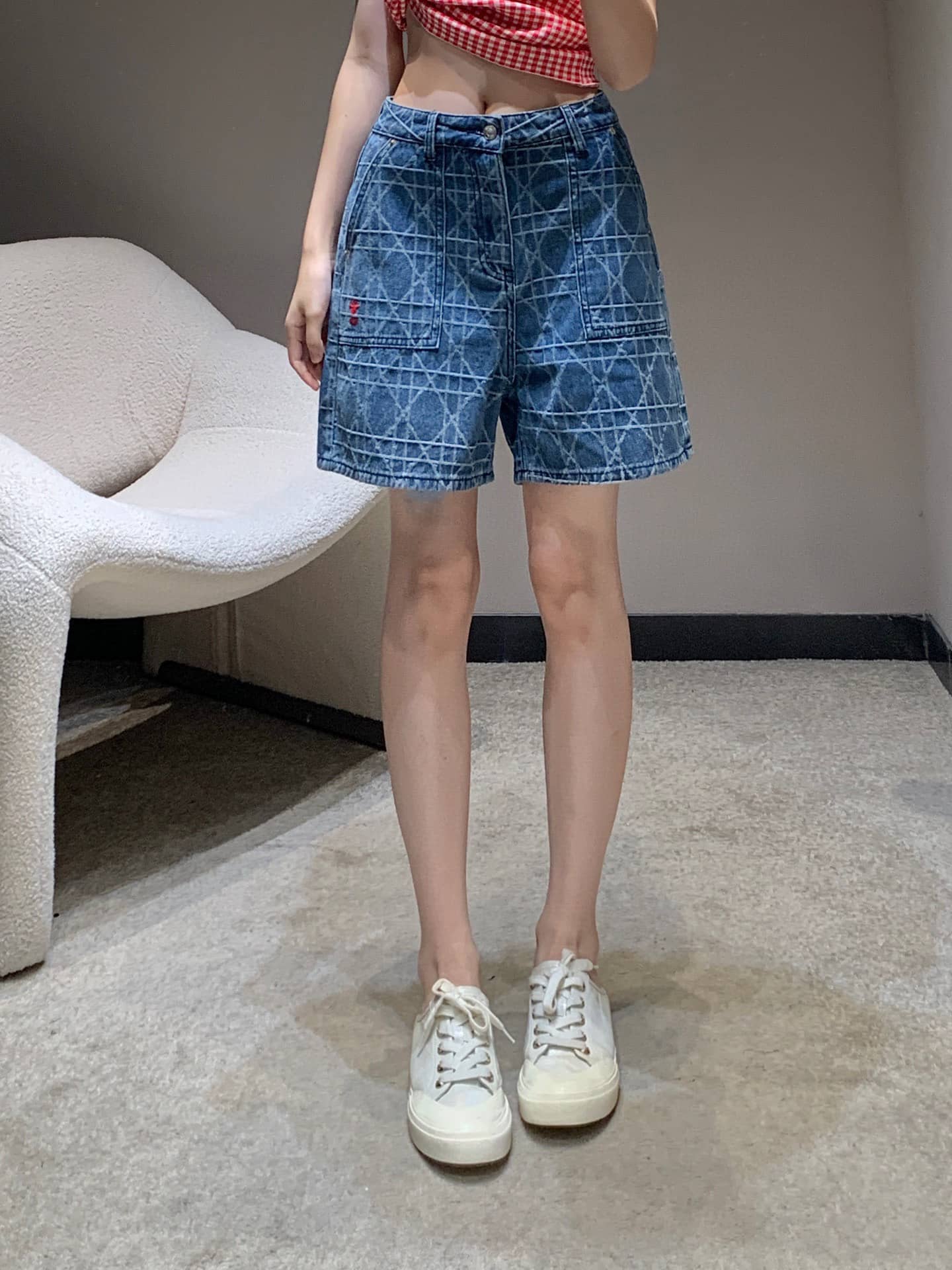 Dior: Skirt, embroidery, cotton, denim, autumn/winter 2025
