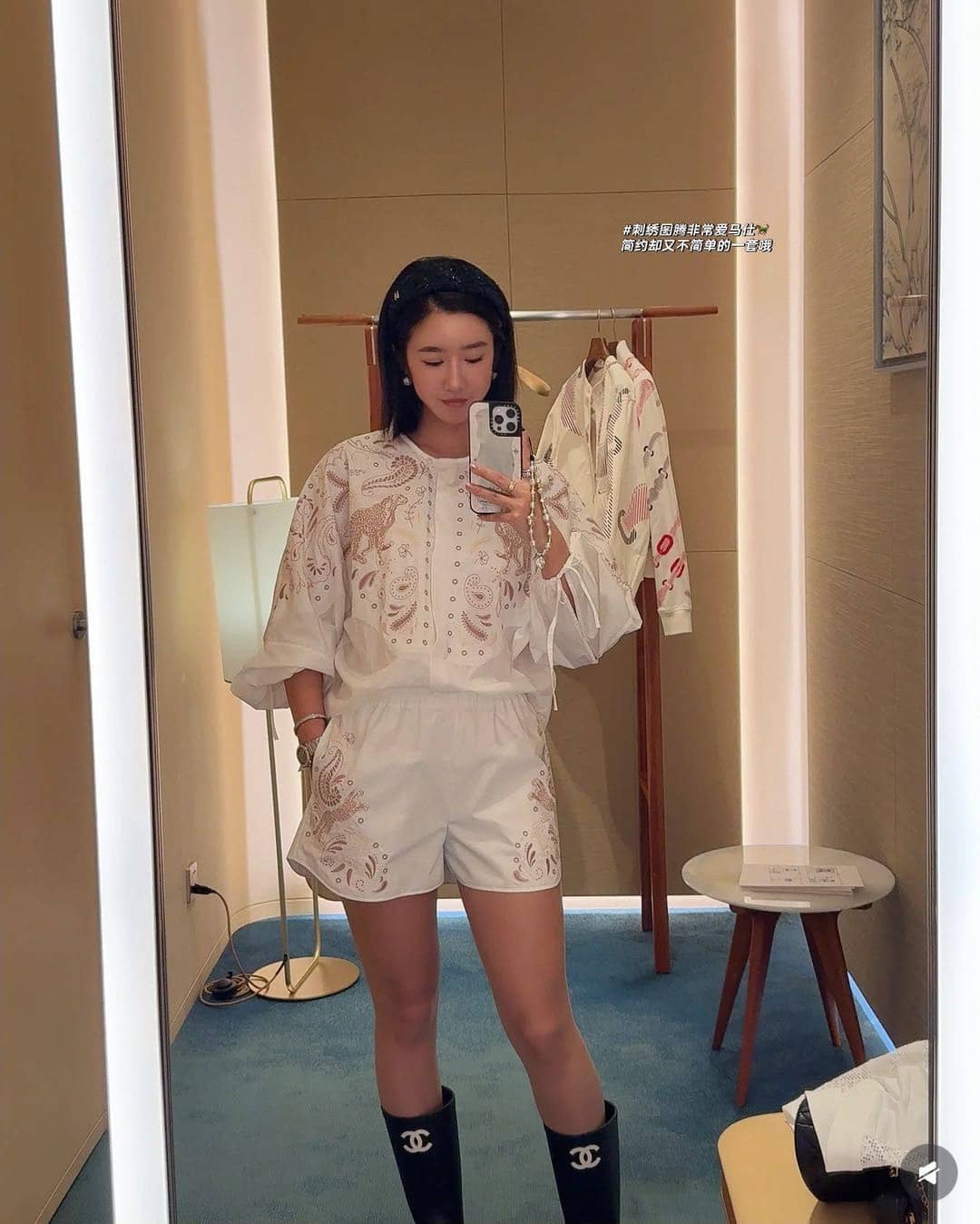 Hermes: Shirt, embroidery