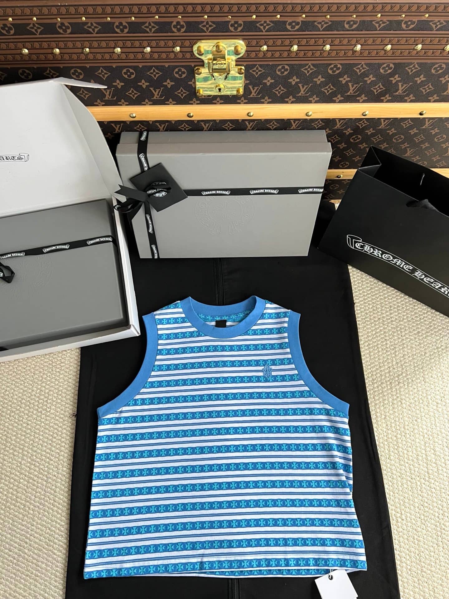 Chrome Hearts: Sleeveless top, multicoloured