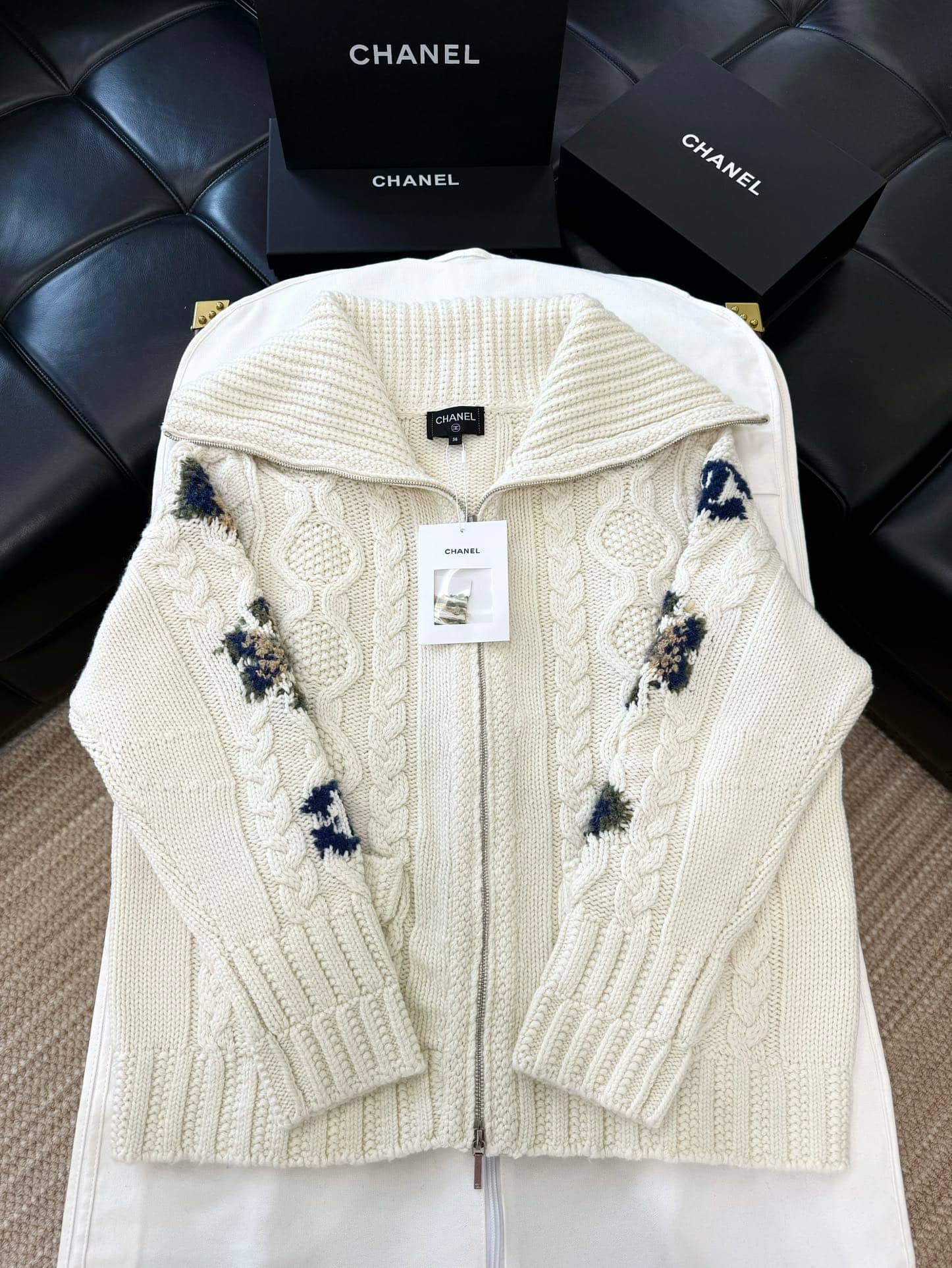 Chanel: Jacket, zip fastening, autumn/winter 2024