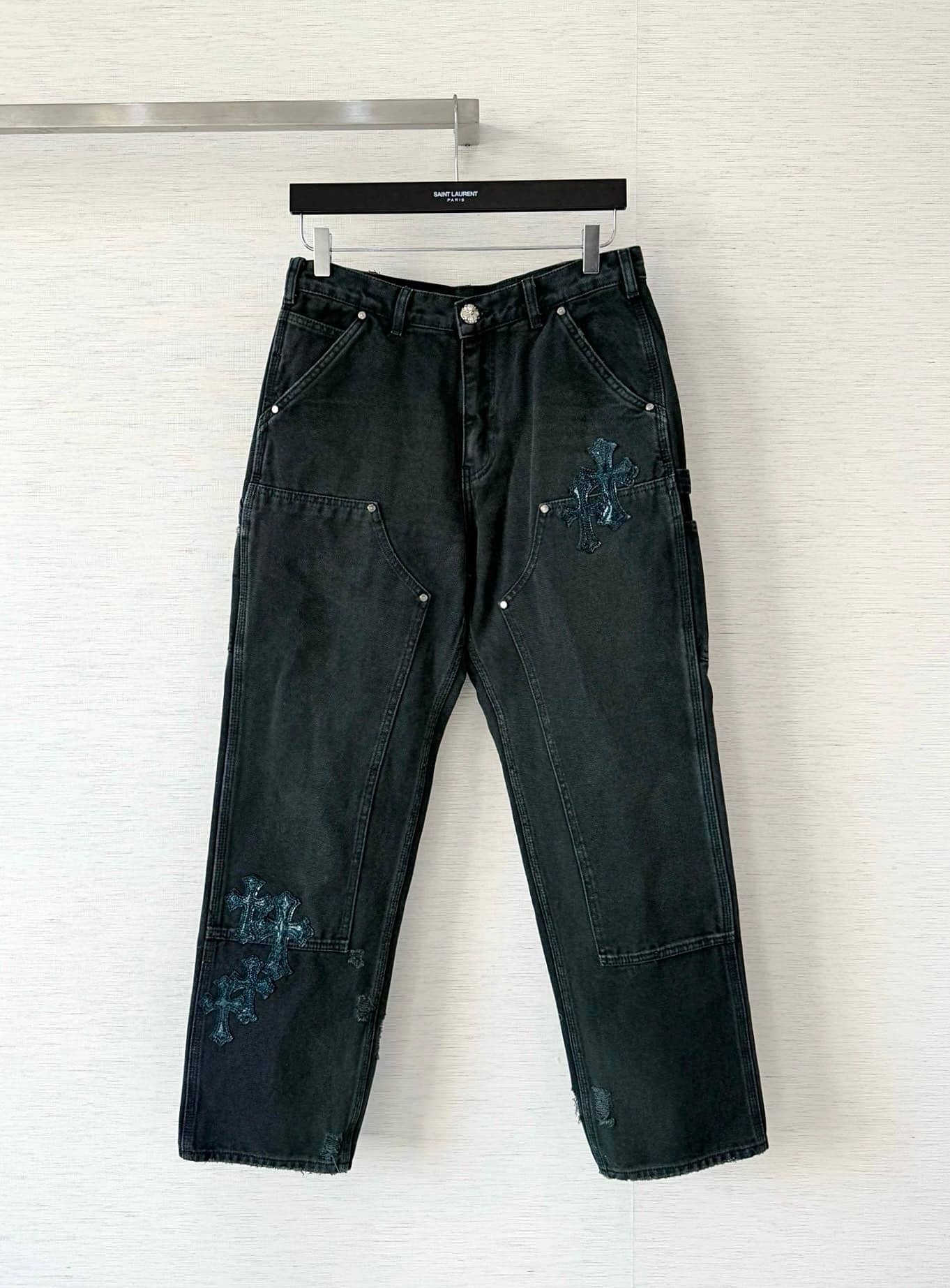 Chrome Hearts: джинсы, кресты, деним, весна-лето 2025