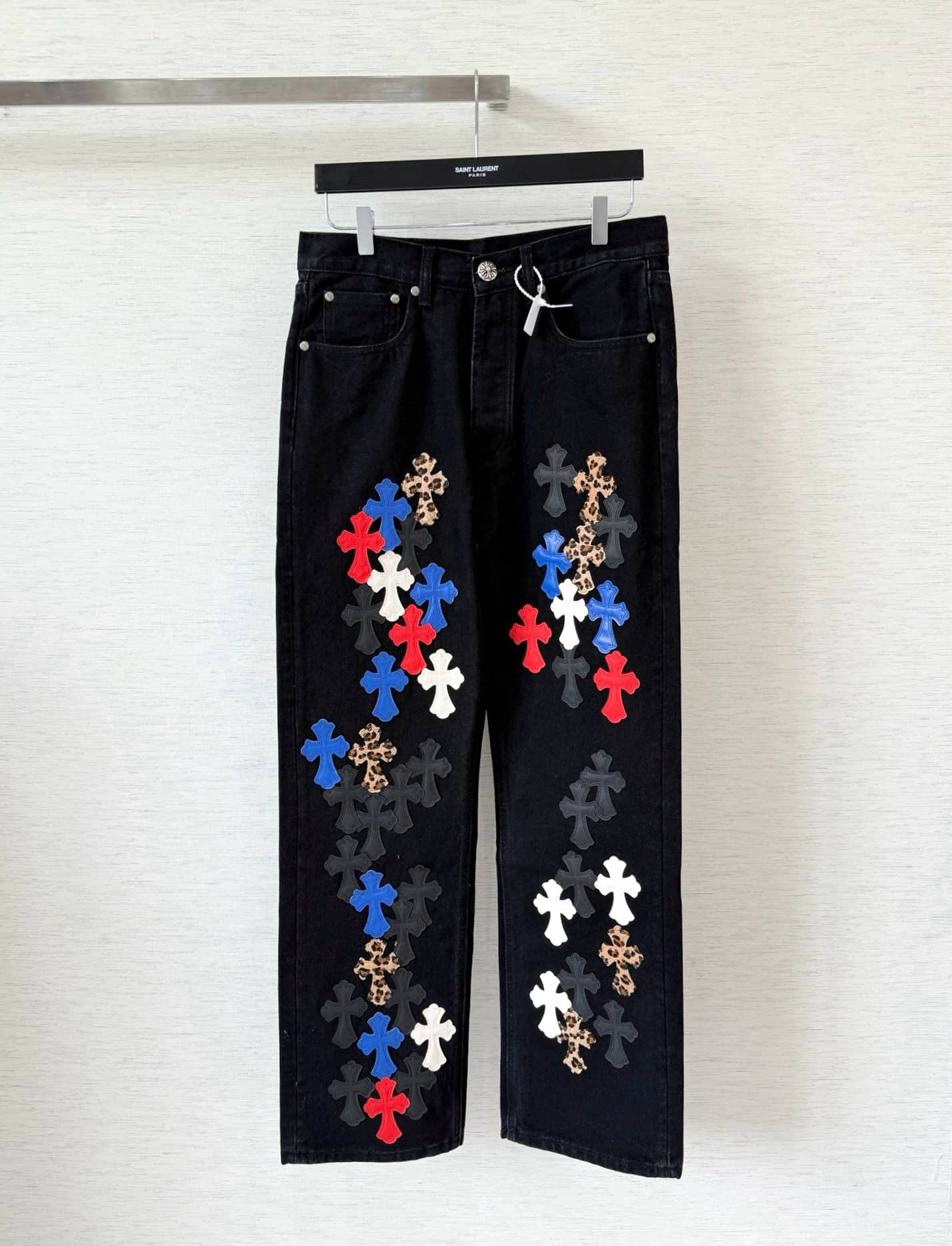 Chrome Hearts: джинсы, принт, граффити, деним, весна-лето 2025