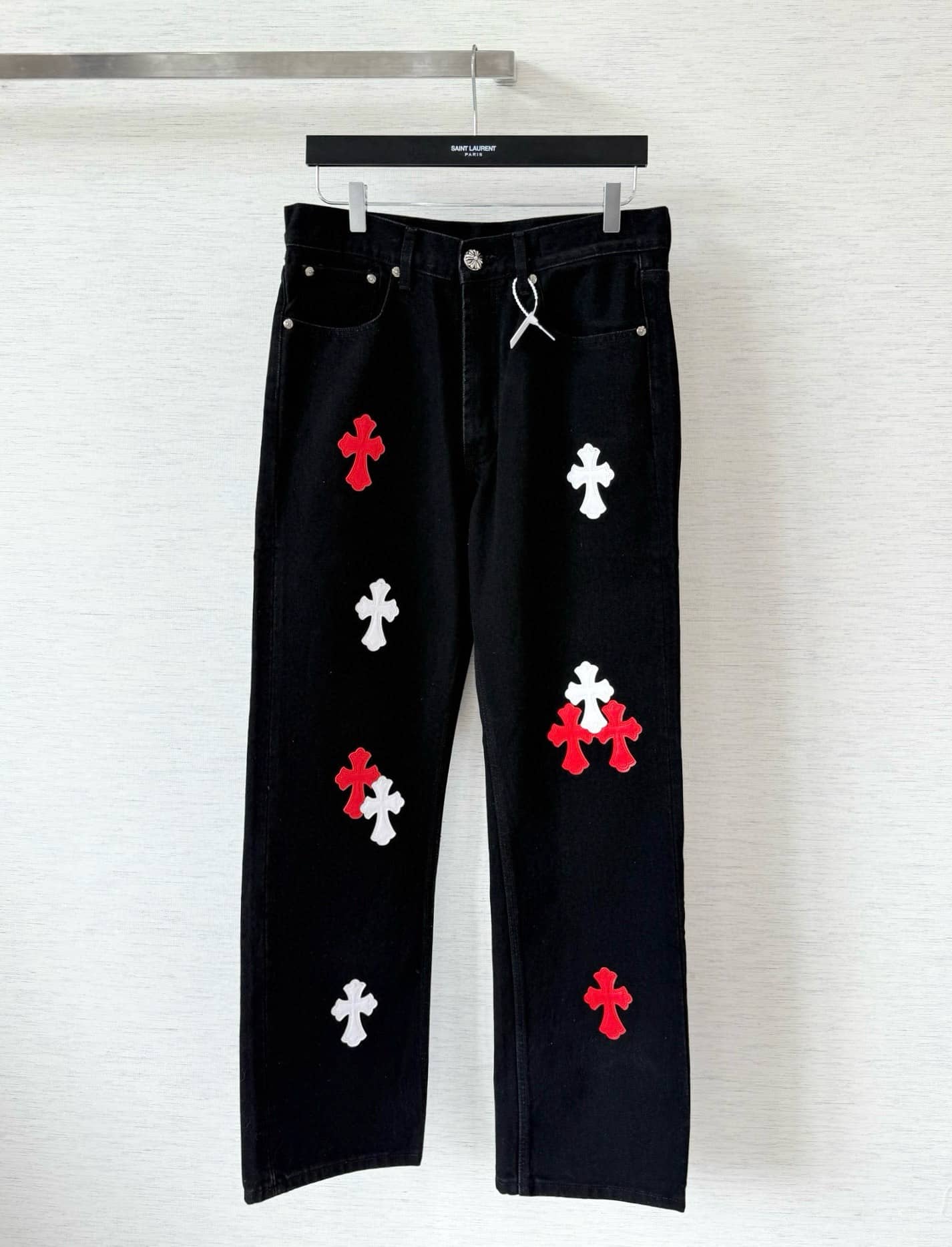 Chrome Hearts: джинсы, принт, граффити, деним, весна-лето 2025