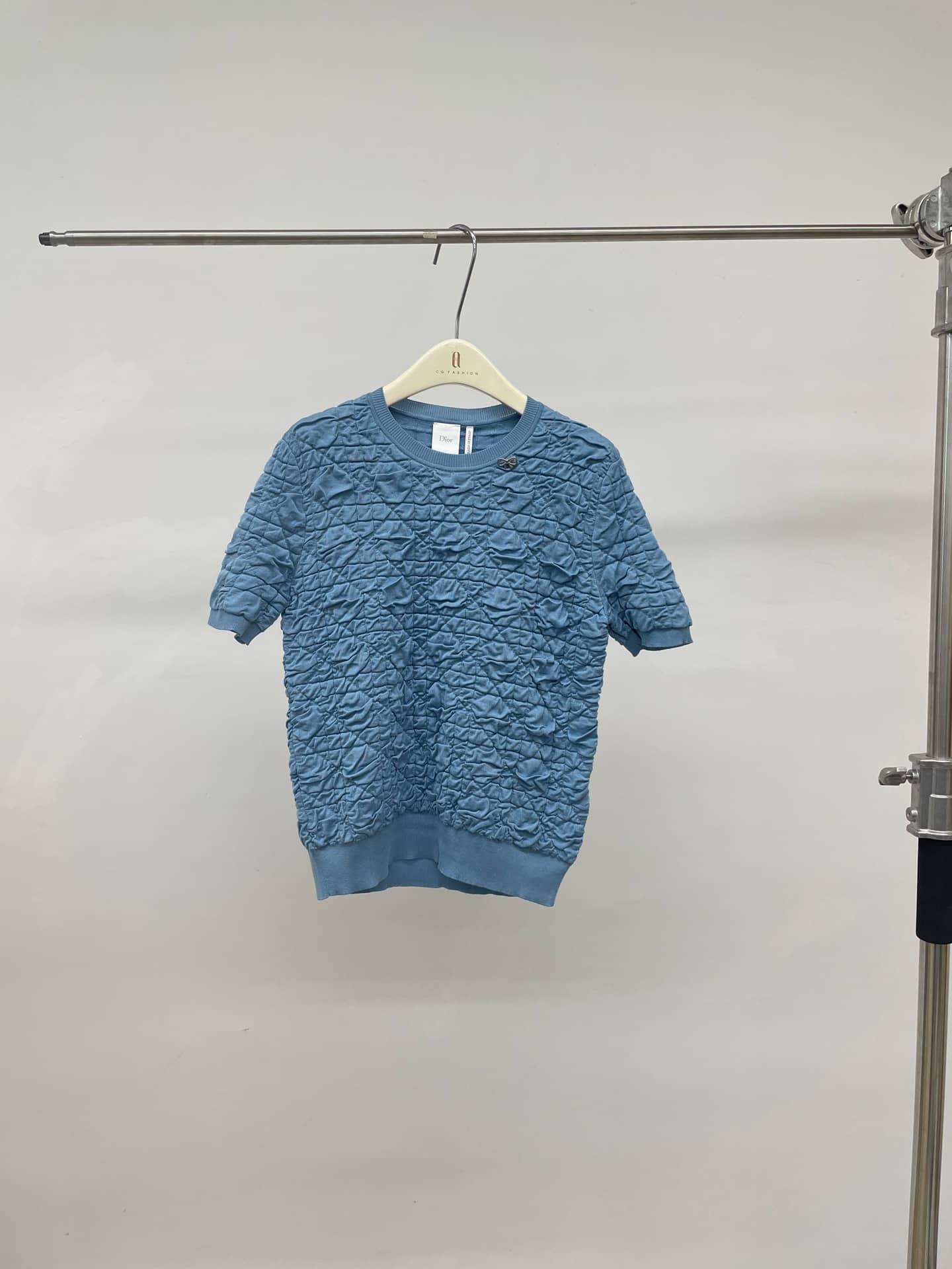 Dior: T-shirt, check pattern