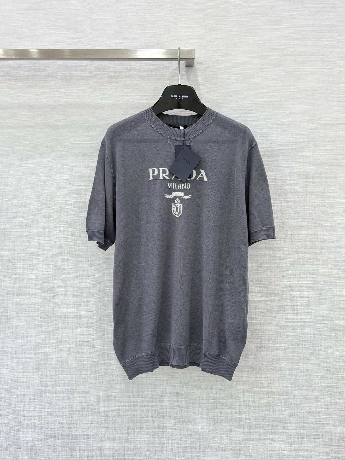 Prada: T-shirt, logo, wool