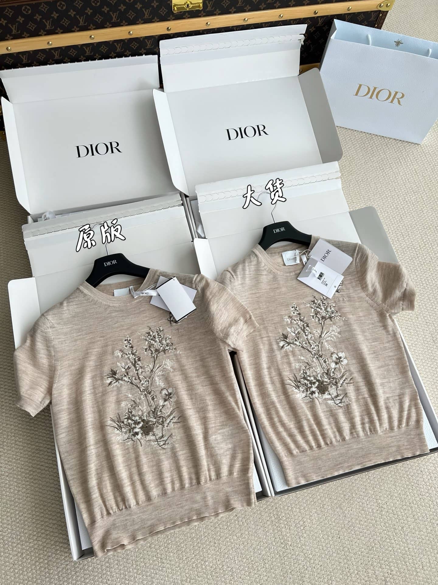 Dior: T-shirt, embroidery