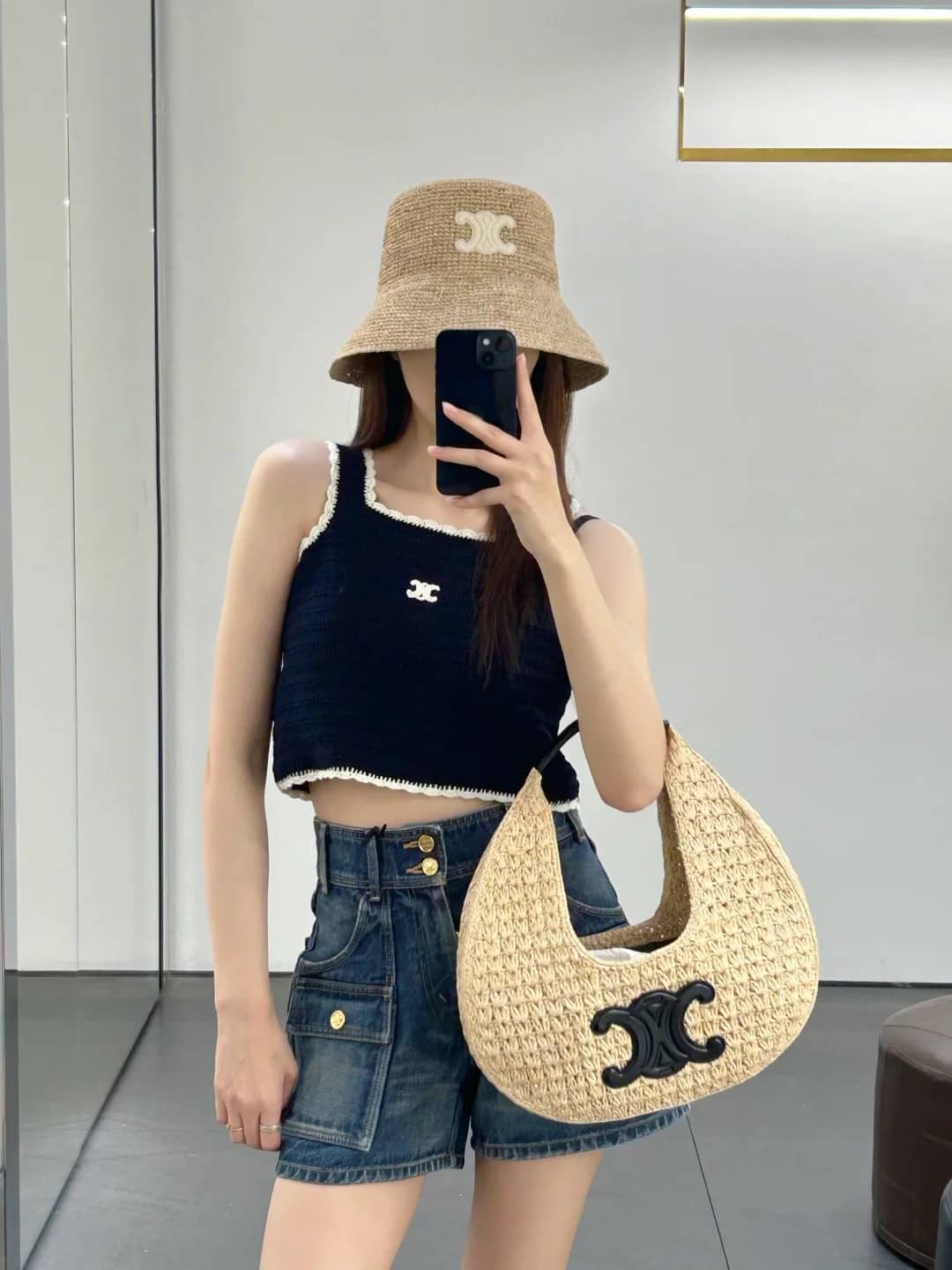 Celine: Sleeveless top